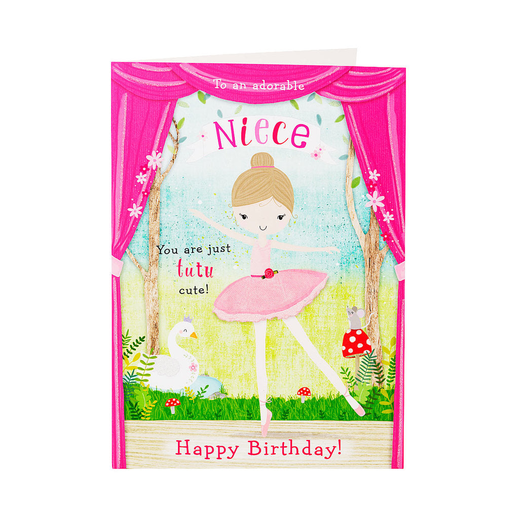 Traditional Card Birthday Niece