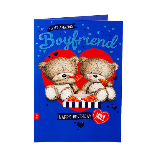 Cute Amazing Boyfriend Birthday Card