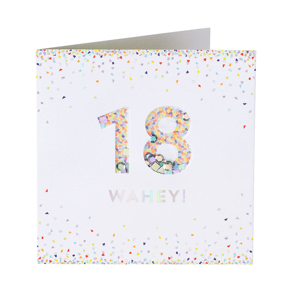 Traditional Wahey 18th Birthday Card