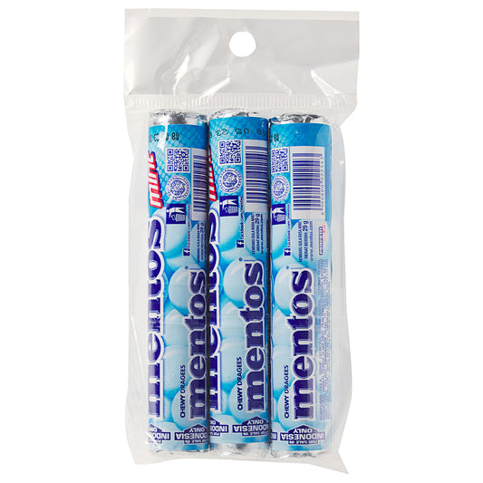 Mentos Mint Roll 3pk