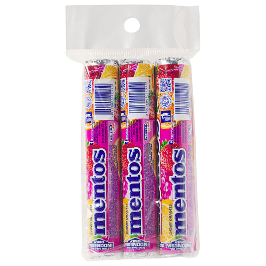 Mentos Fruity Roll 3pk