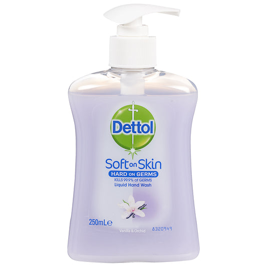 Dettol Soft On Skin Liquid Hand Wash Vanilla & Orchid 250mL