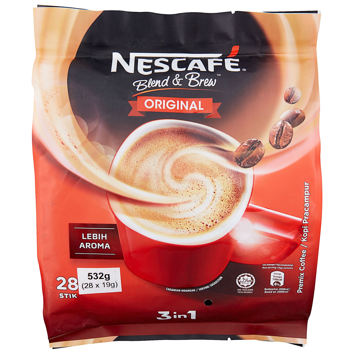Nescafé Blend & Brew Original 3-In-1 Sachets 28pk