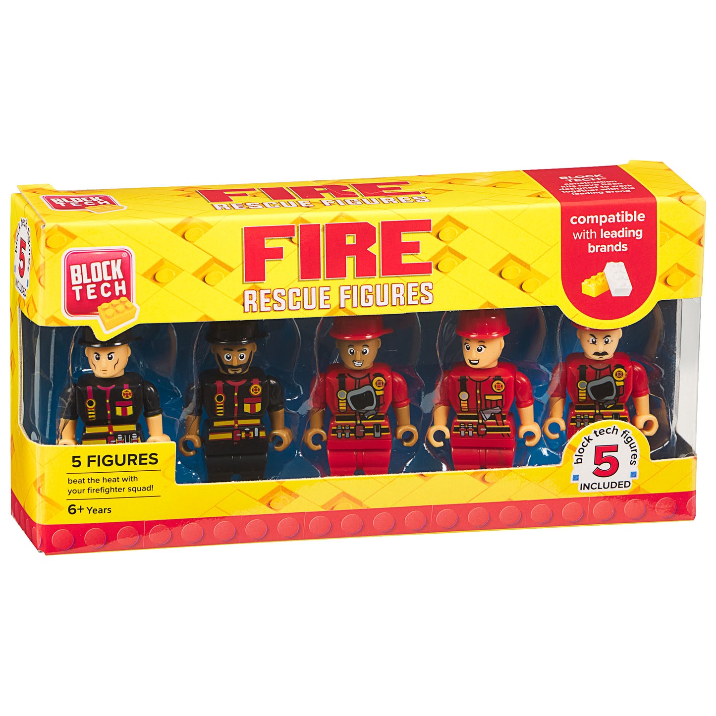 Block Tech Mini Figures, 5pk Assorted