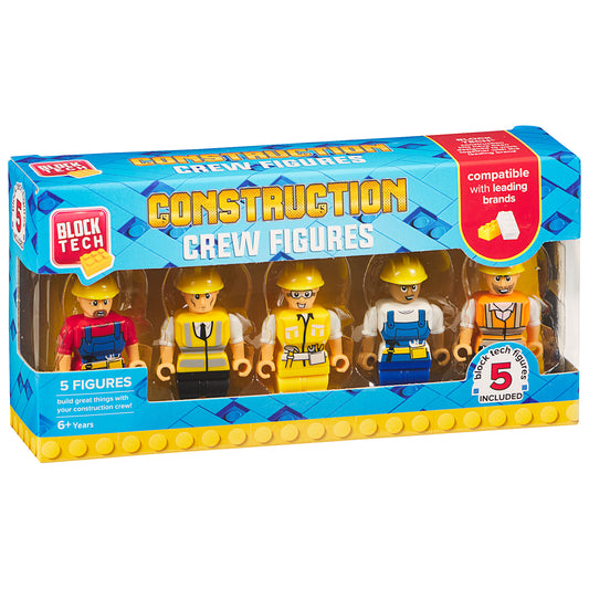 Block Tech Mini Figures, 5pk Assorted