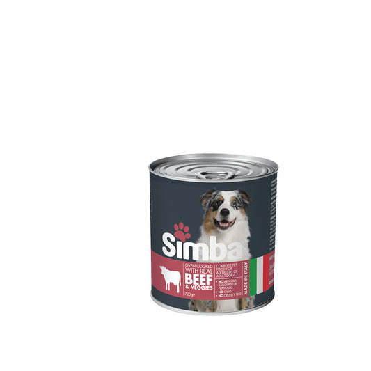 Simba Dog Food Beef & Vegetables 720g