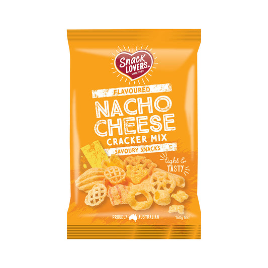 Snack Lovers Nacho Cheese Cracker Mix 160g