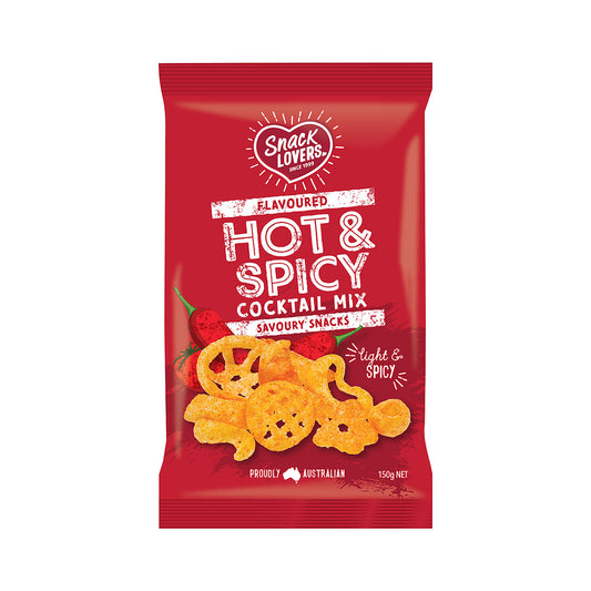 Snack Lovers Cocktail Mix Hot & Spicy Cracker Mix 150g