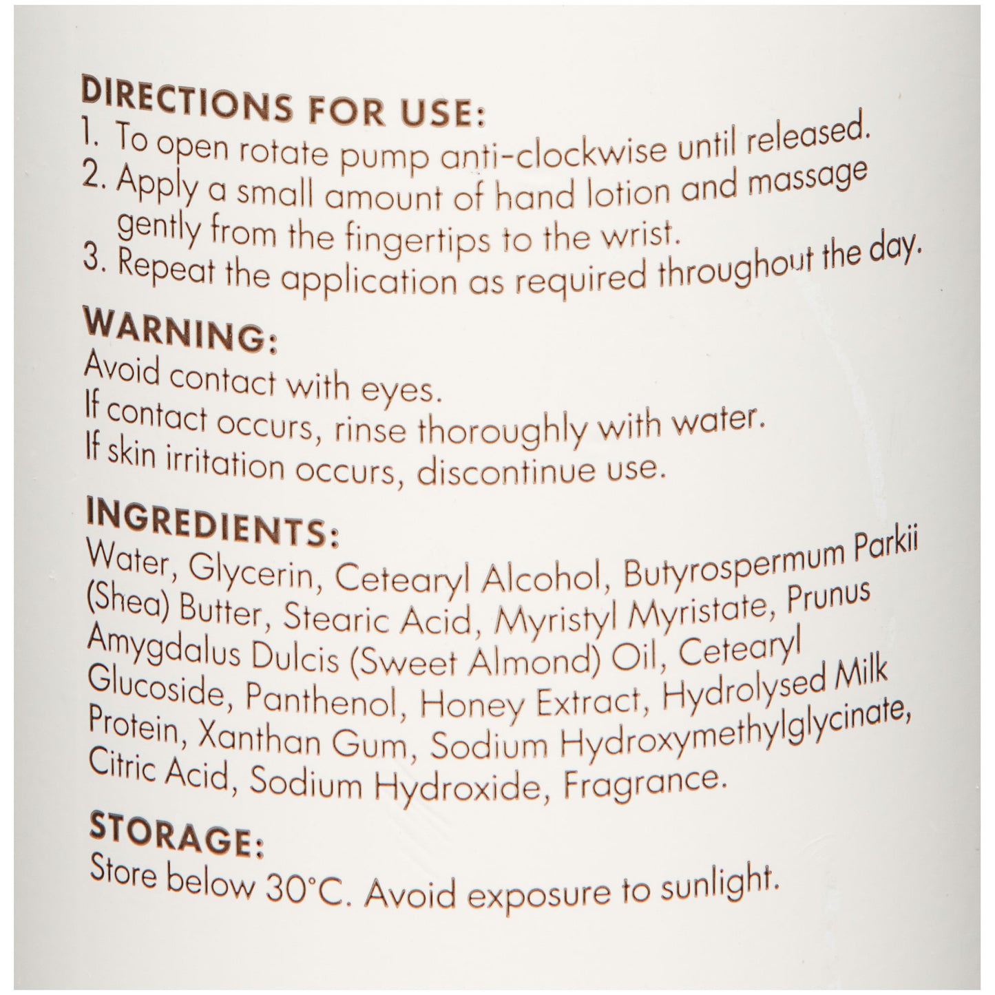 Milk & Honey Hand Lotion 500mL