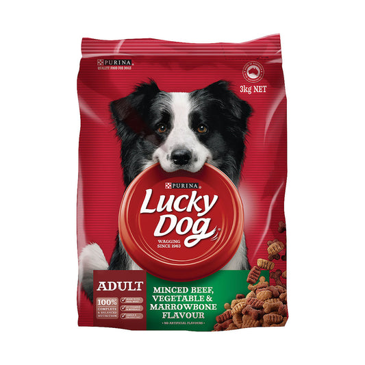 Lucky Dog Minced Beef, Veg & Marrowbone 3kg