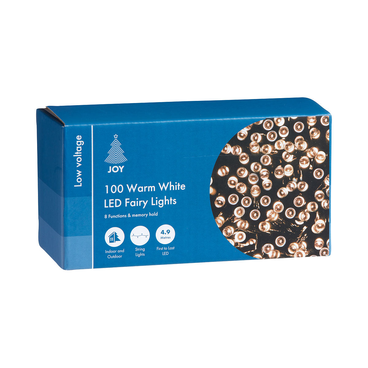 Low Voltage LED Fairy Lights Warm White 100pk The Reject Shop