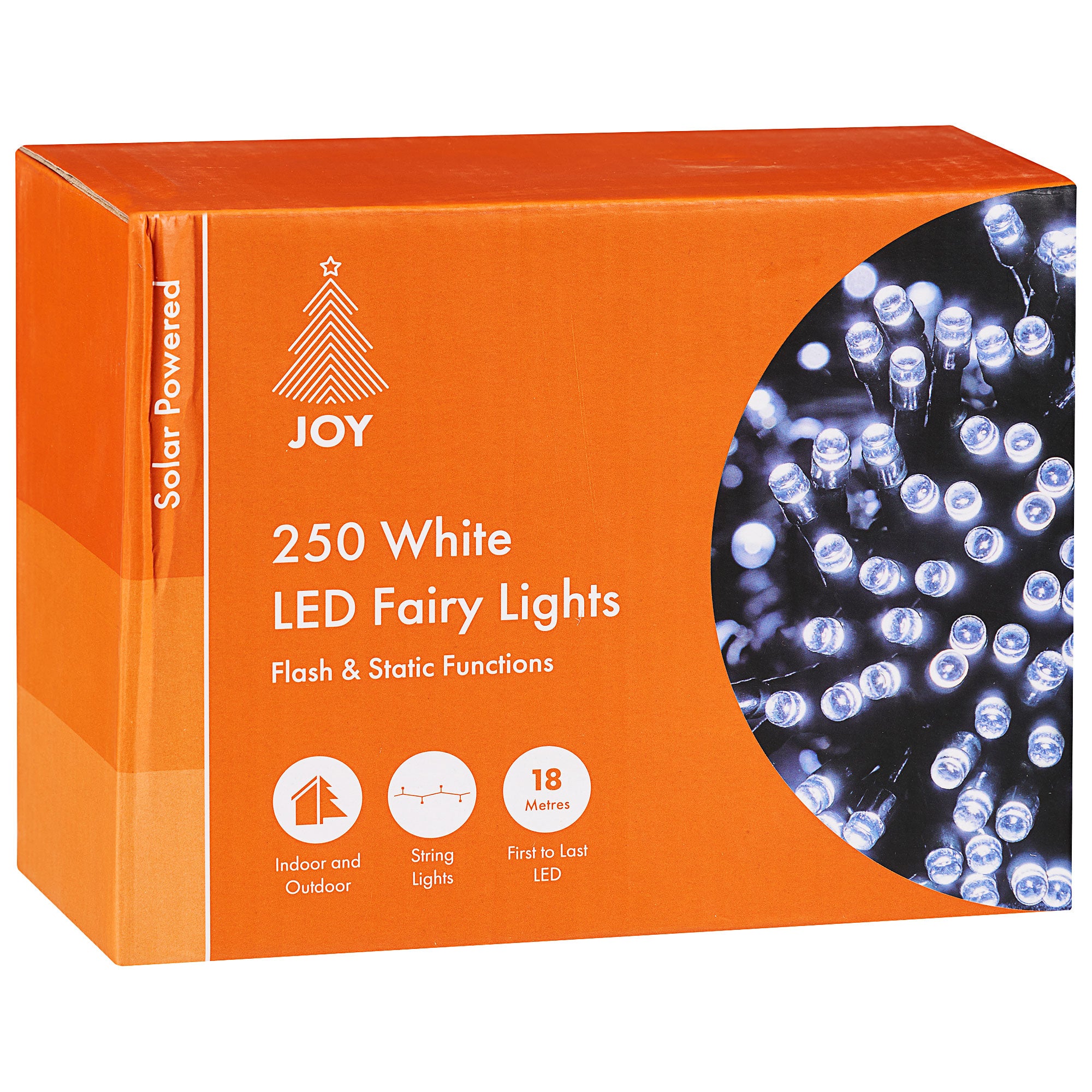 Solar LED Fairy Lights Cool White 250pk The Reject Shop