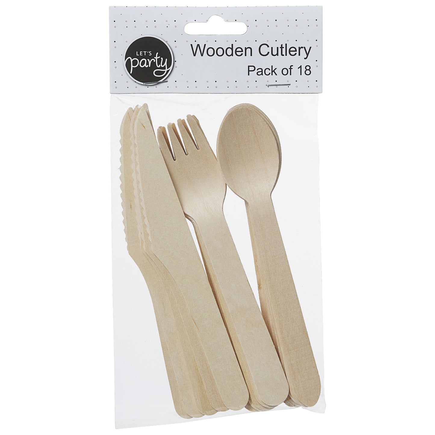 Wooden Cutlery 18pk