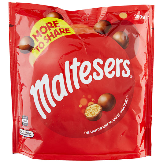 Maltesers Milk Chocolate Snack Party Bag 280g