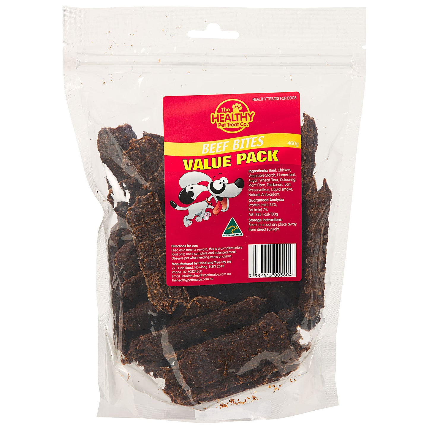 The Healthy Pet Co Beef Bites Value Pack 460g
