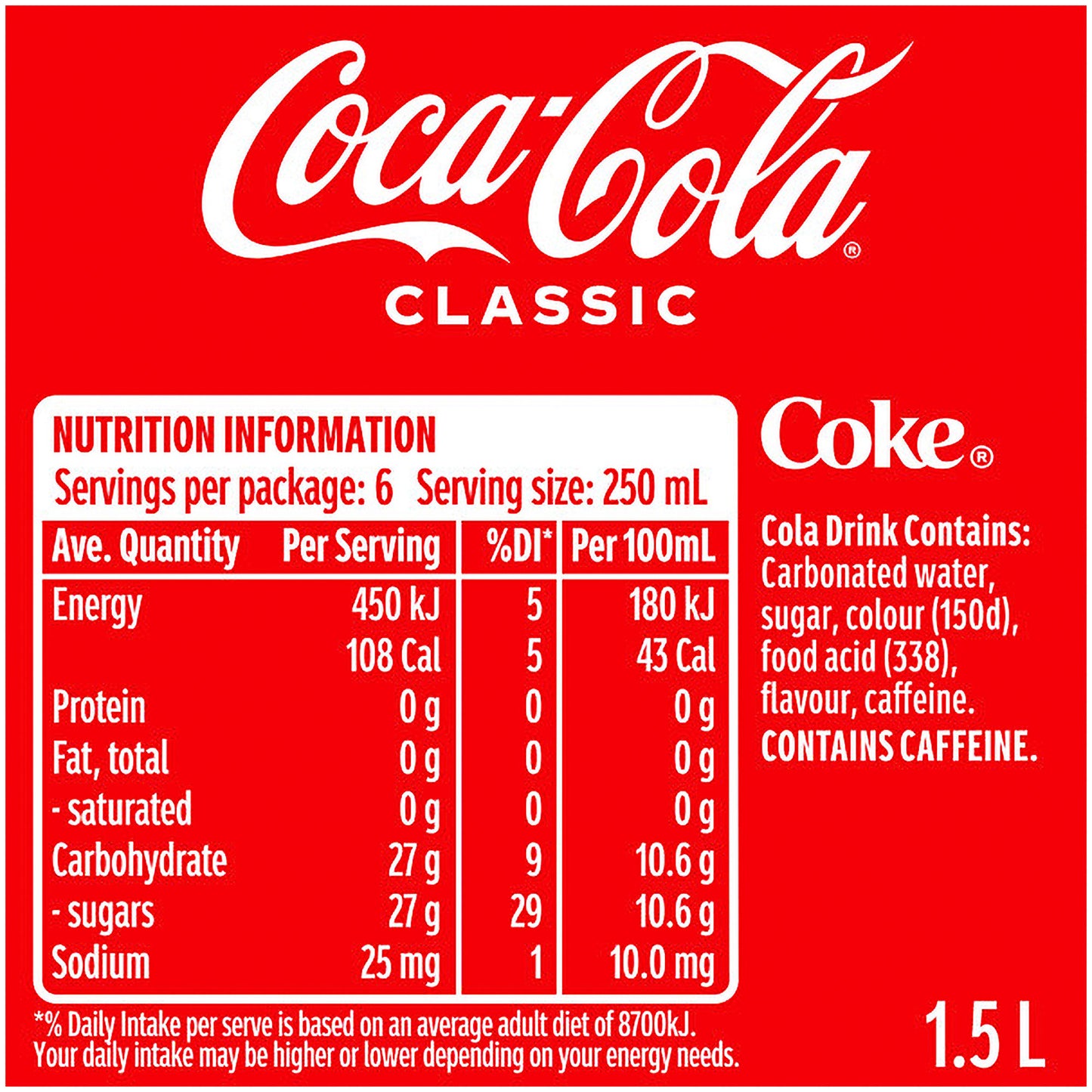 Coca-Cola 1.5L