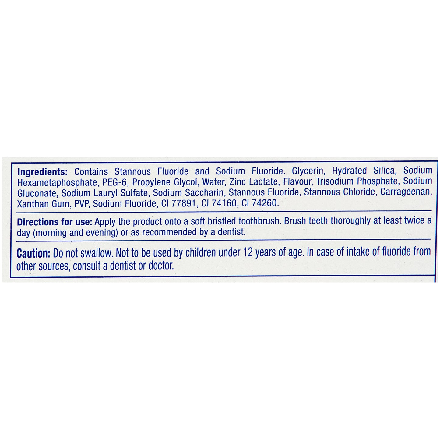 Oral B Toothpaste Defence Whitening Mint 110g