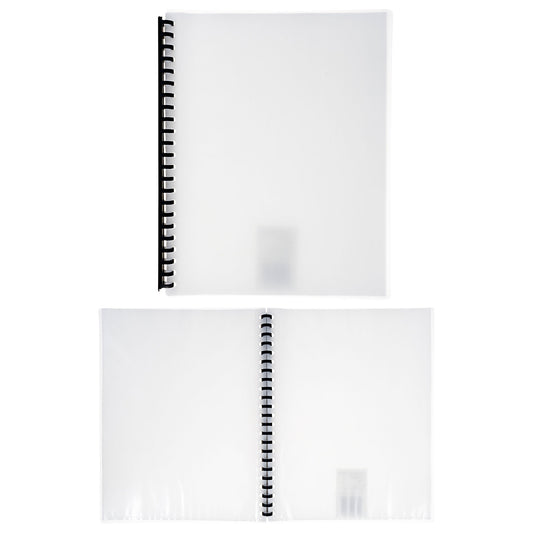 Display Book Pp Cover 20 pockets Clear