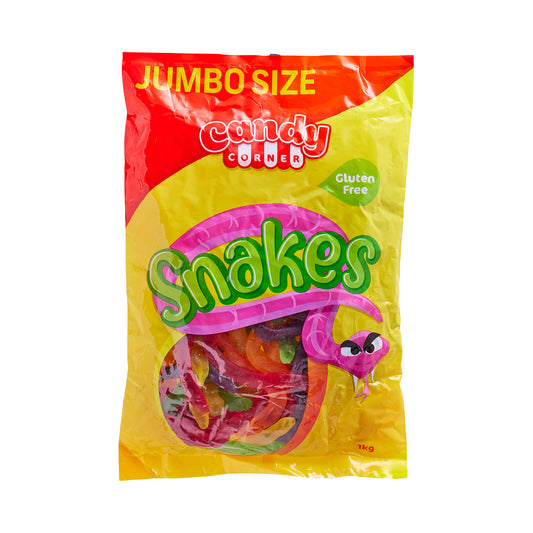 Candy Corner Snakes Lollies 1kg