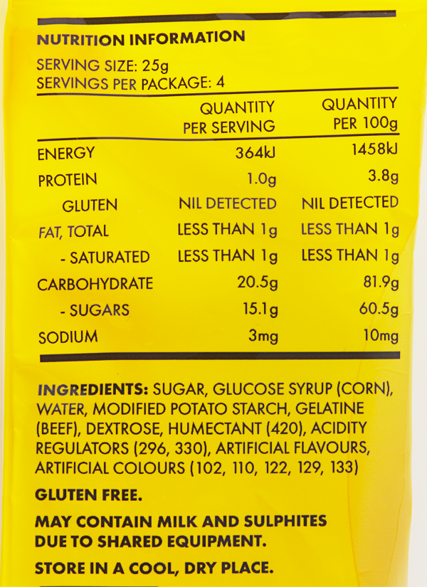 Candy Corner Soft Jubes 100g