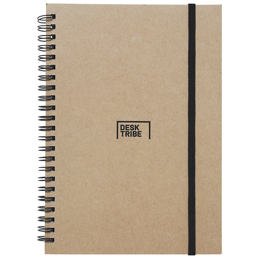 Desk Tribe Hard Cover A5 Notebook Kraft