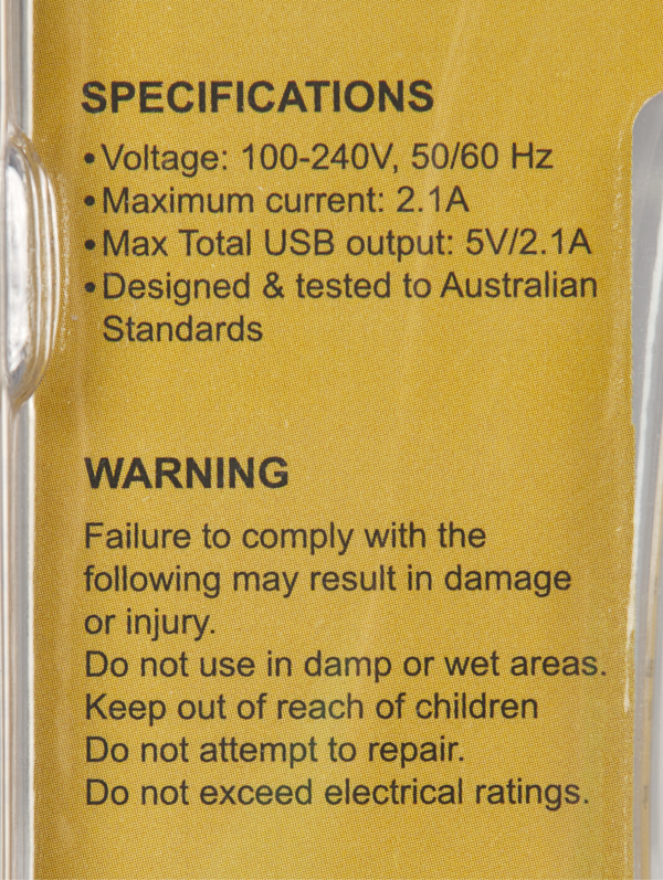 TMG Dual USB Adaptor