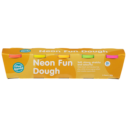 Play Squad Neon Dough 85g 5pk
