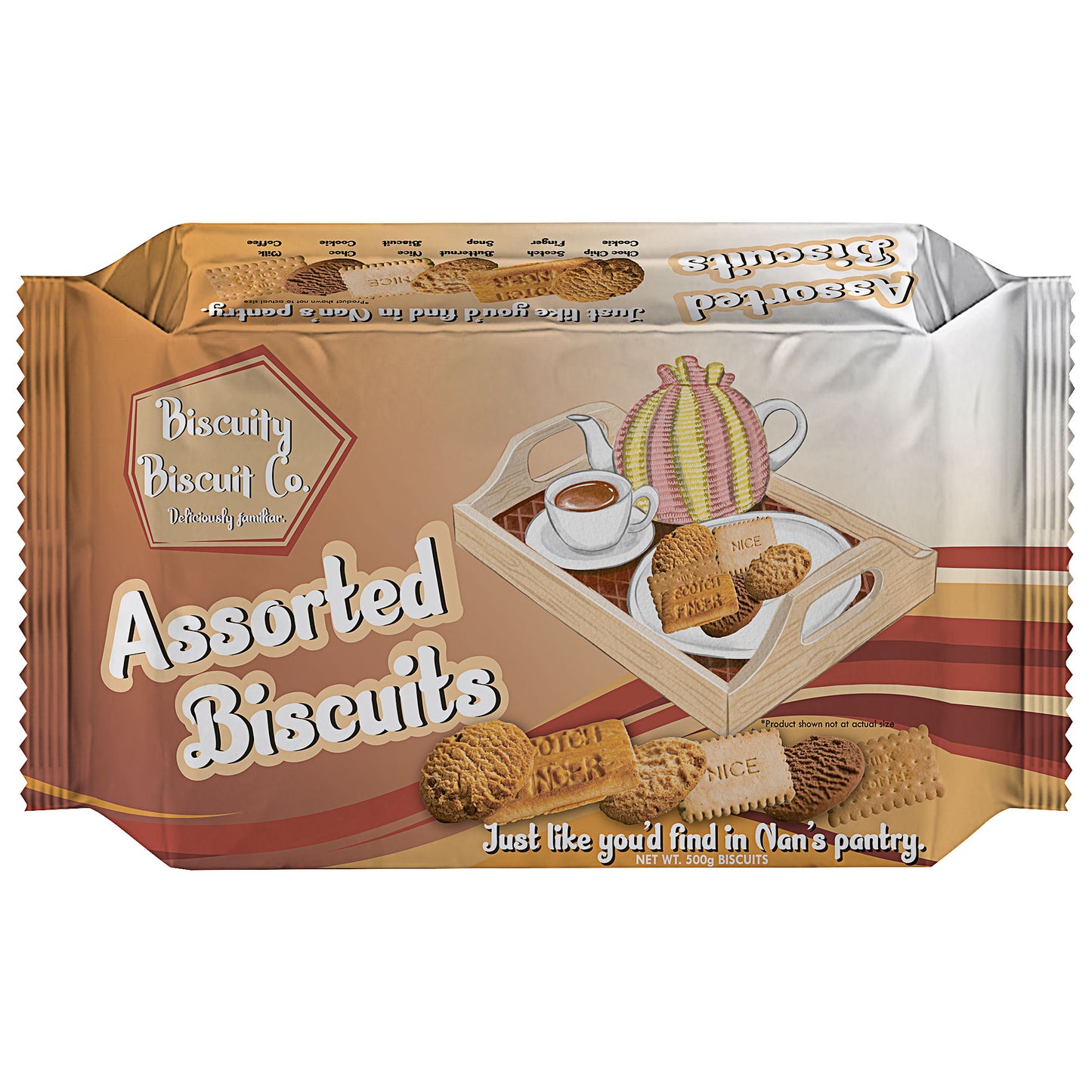 Biscuity Biscuit Co Assorted Biscuits 500g