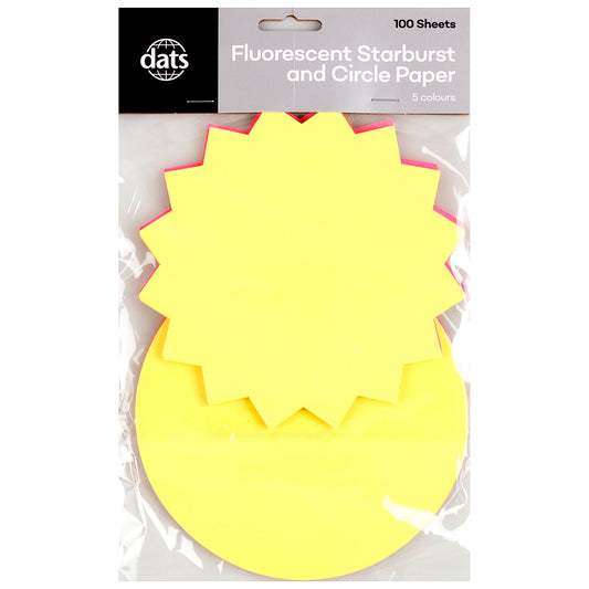 Noteworks Fluro Paper 100pack