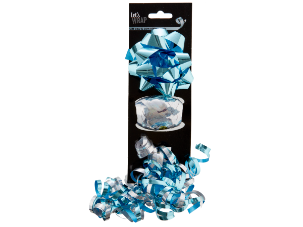 Gift Bow & Ribbon Pack Blue
