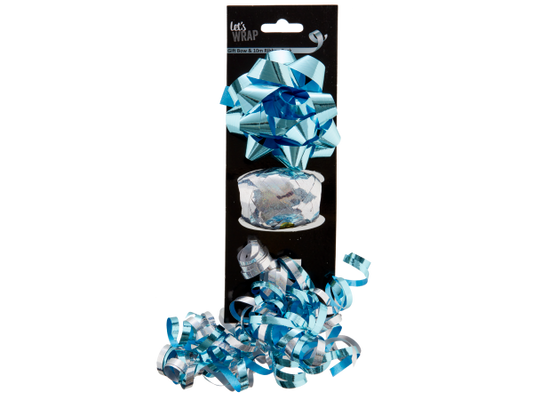 Gift Bow & Ribbon Pack Blue