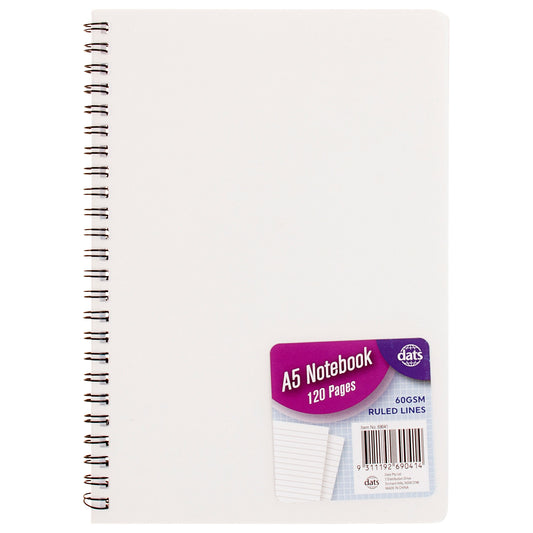 Notebook Transparent A5 120 Pages