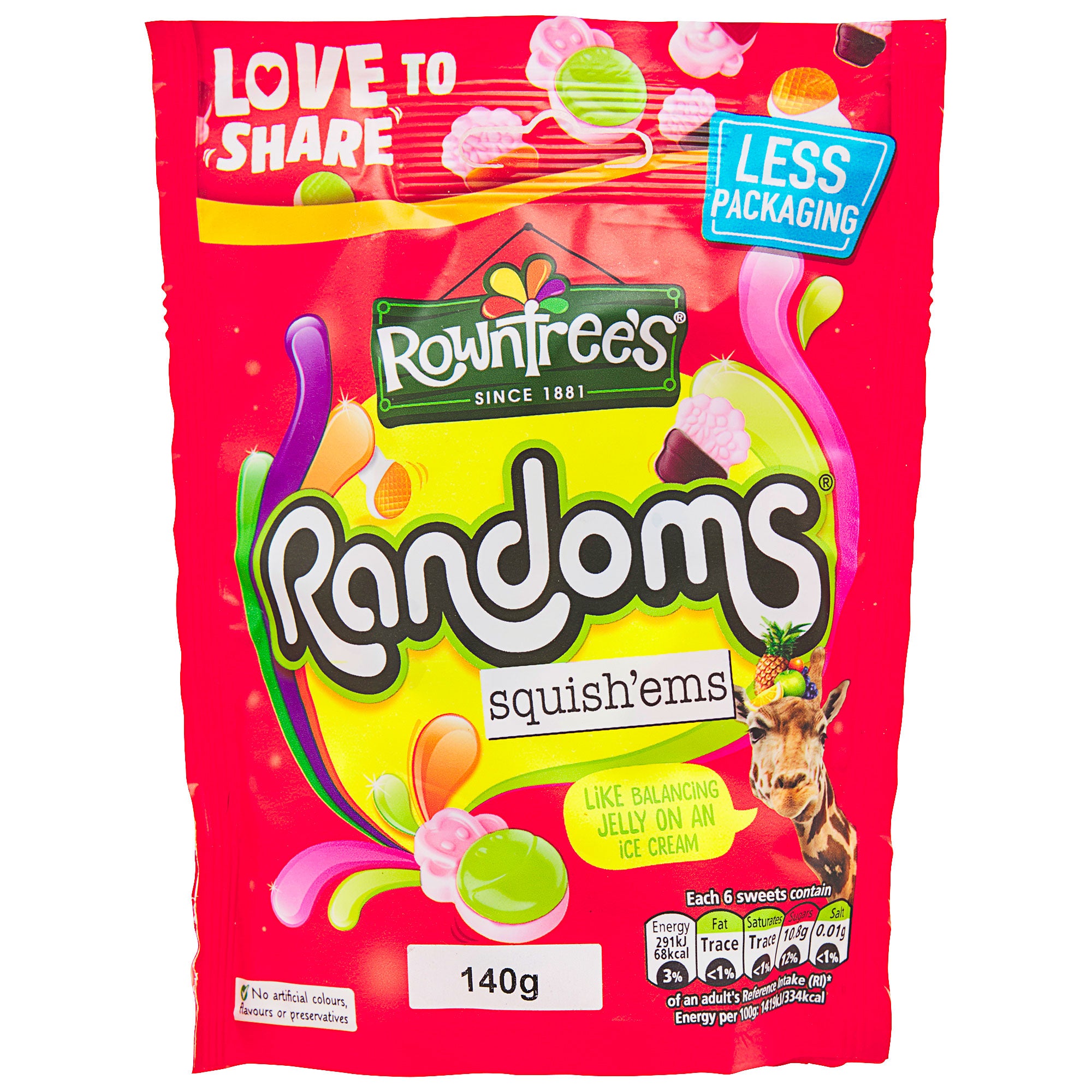Rowntree's Randoms Squish'ems Bag 140g – The Reject Shop