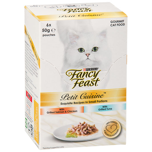 Fancy Feast Petit Turkey/Chicken/Tuna 6x50g