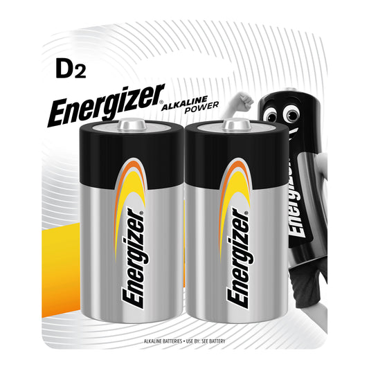 Energizer Alkaline Power D 2pk