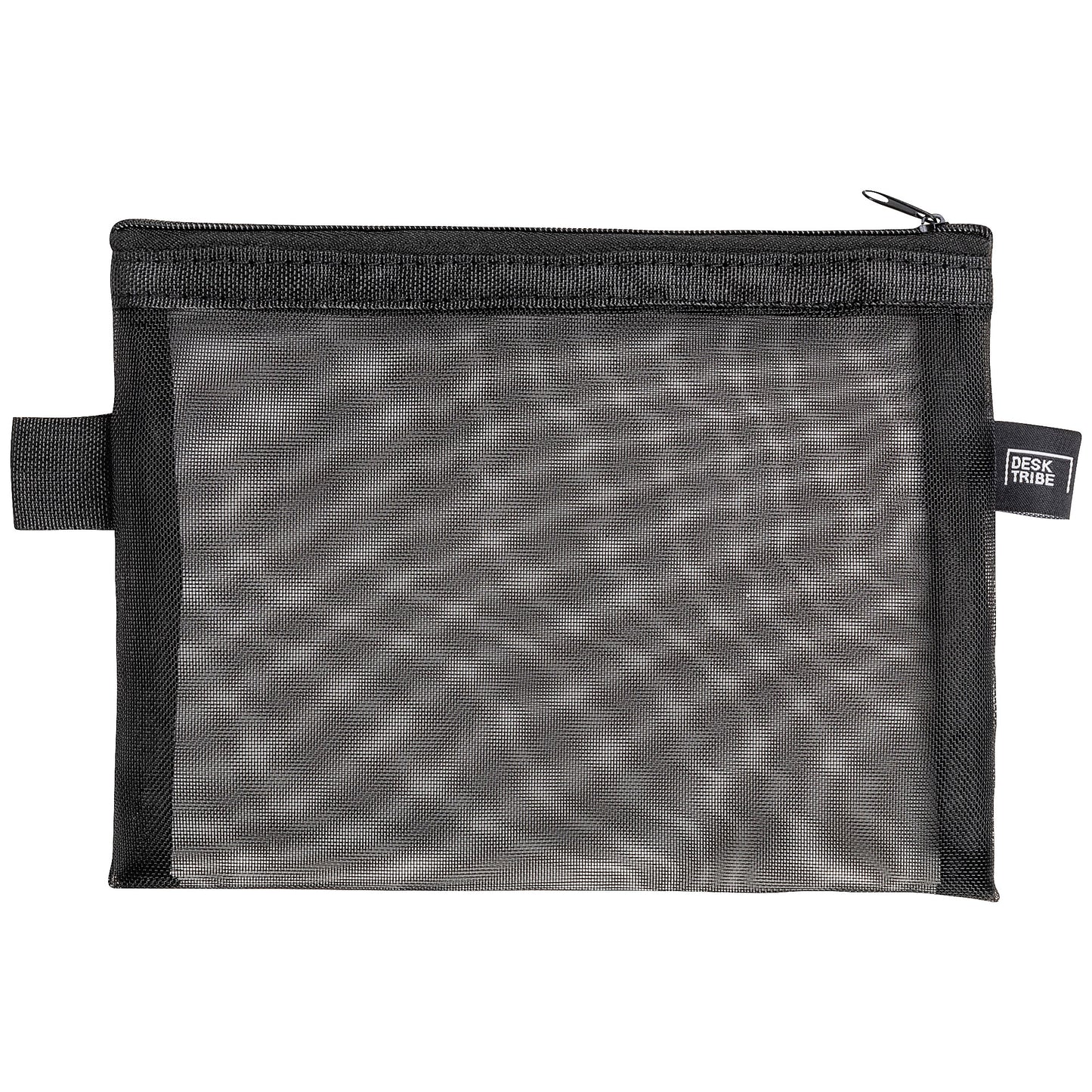 Desk Tribe Mesh Pencil Case Black A4