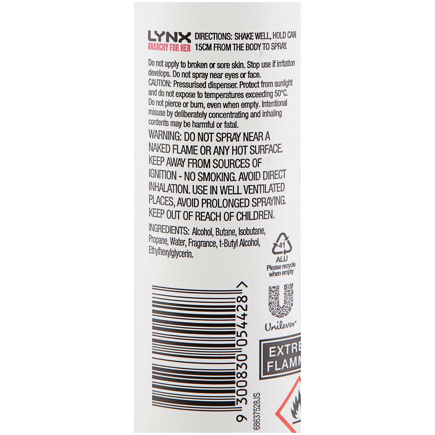 Lynx Anarchy For Her 165mL