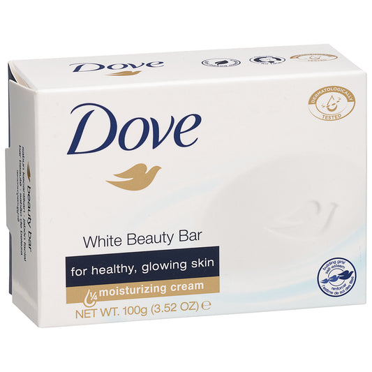 Dove Soap White Beauty Bar 100g