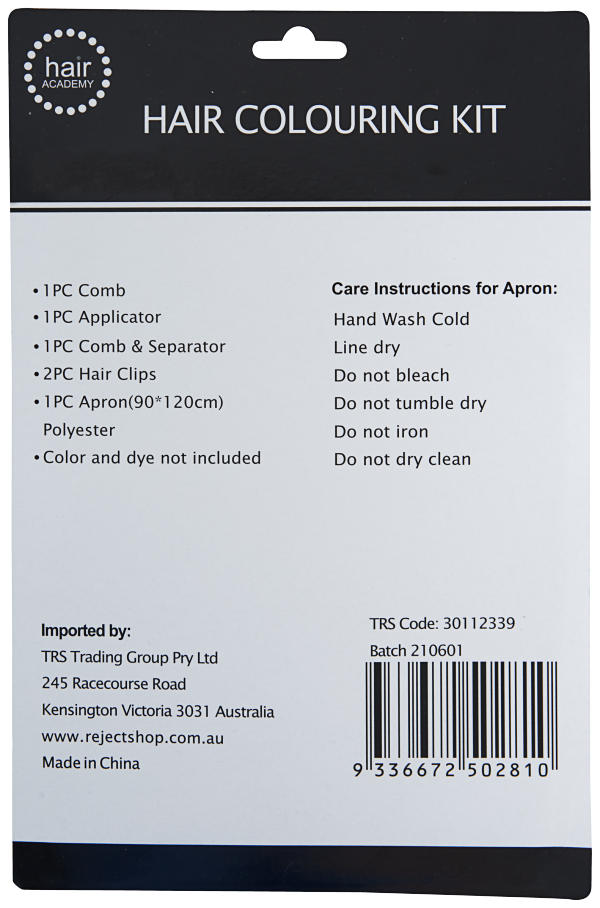 Hair Colouring Kit