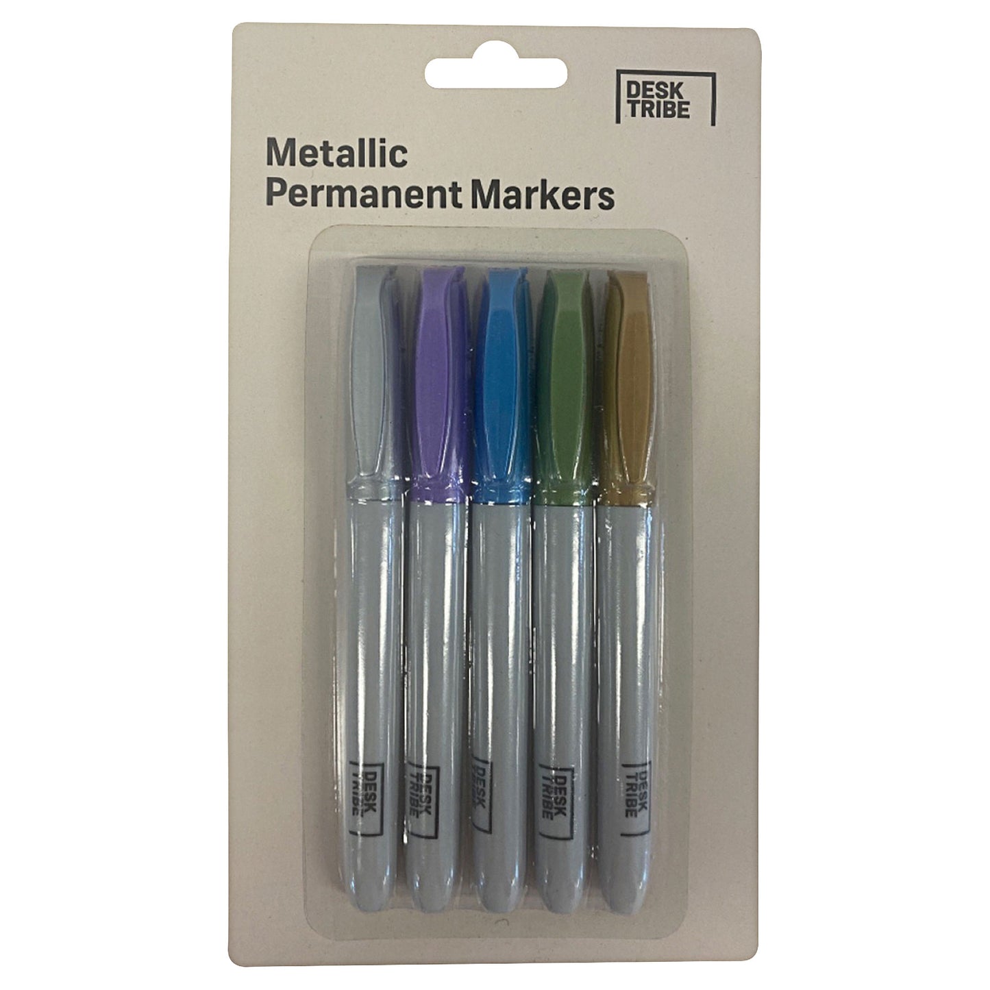 Desk Tribe Metallic Markers Pk5