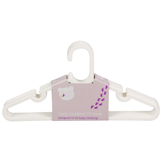 Plastic Baby Hangers 10pk