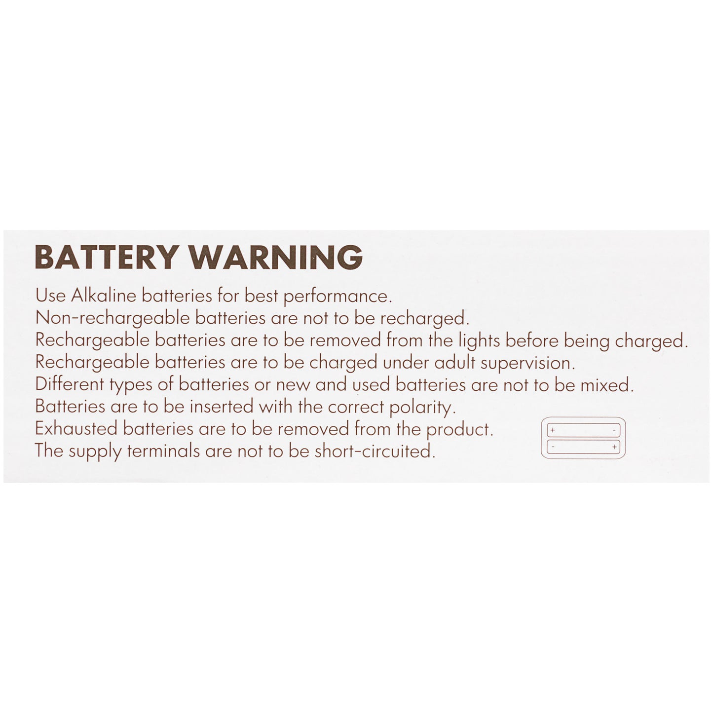 Battery Operated Plaque LED 40x15cm