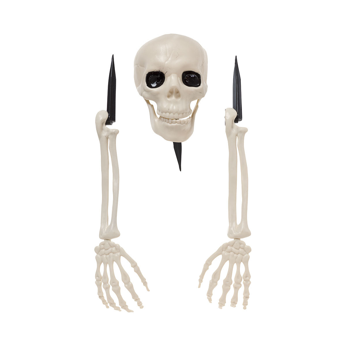 Halloween 3pc Skull And Arms Garden Stakes