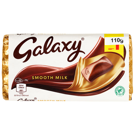 UK Galaxy Milk Block Chocolate 100g