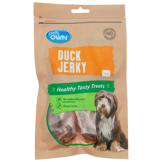 Pets Own Duck Jerky 120g
