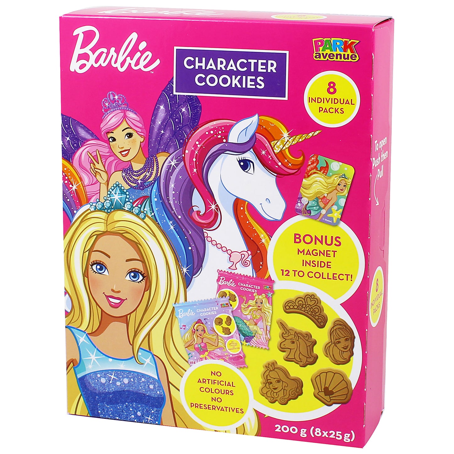 Barbie Character Cookies 200g 8pk
