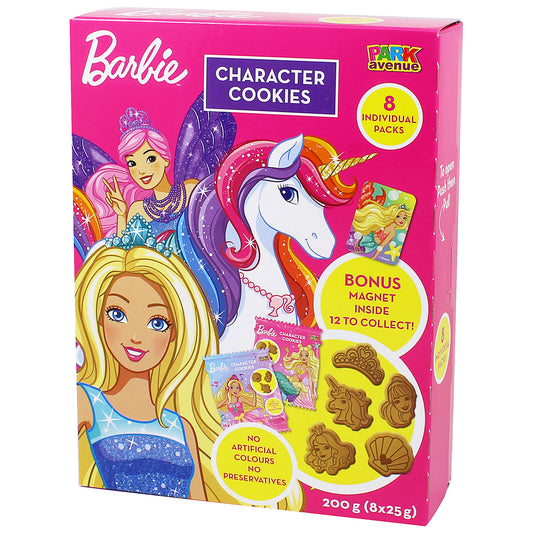 Barbie Character Cookies 200g 8pk