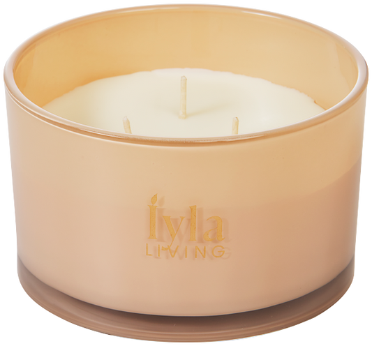 Iyla Triple Wick Candle Vanilla Caramel