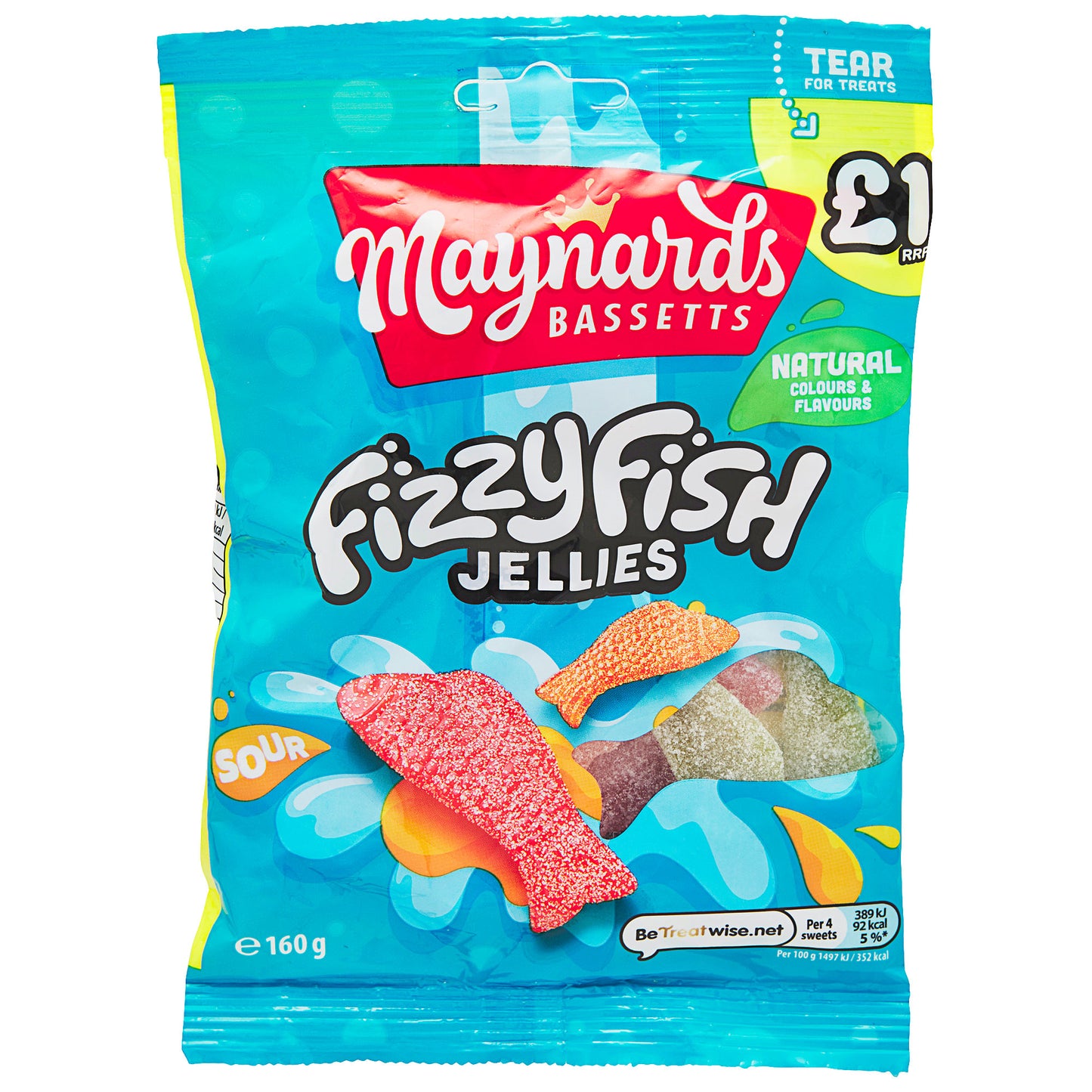 Maynard Bassetts Fizzy Fish 165g