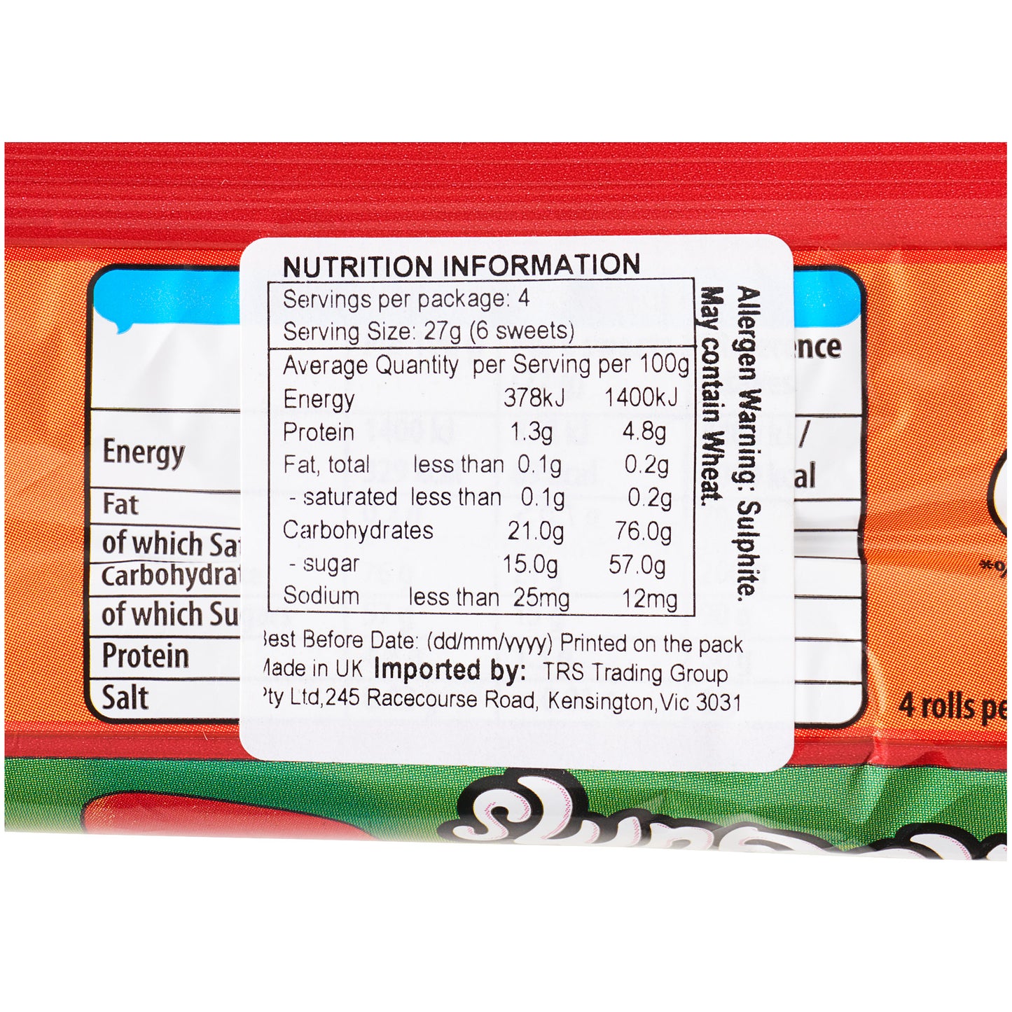 Maynards Wines Gums 4pk 4x52g